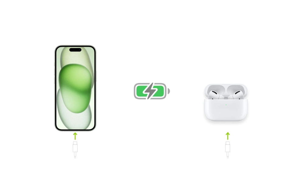 How to charge AirPods with iPhone?