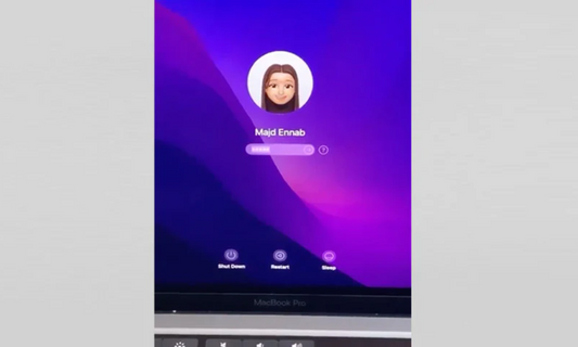 Fun: Memoji reaction on MacOs Monterey login