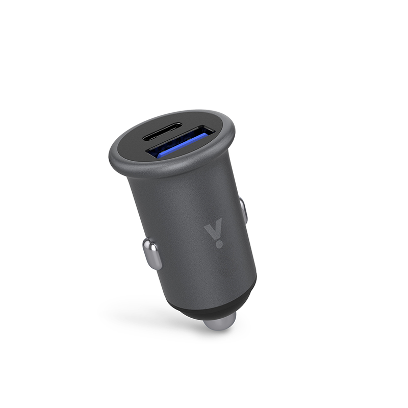 iSTYLE 38W Pro Car Charger, Space grey