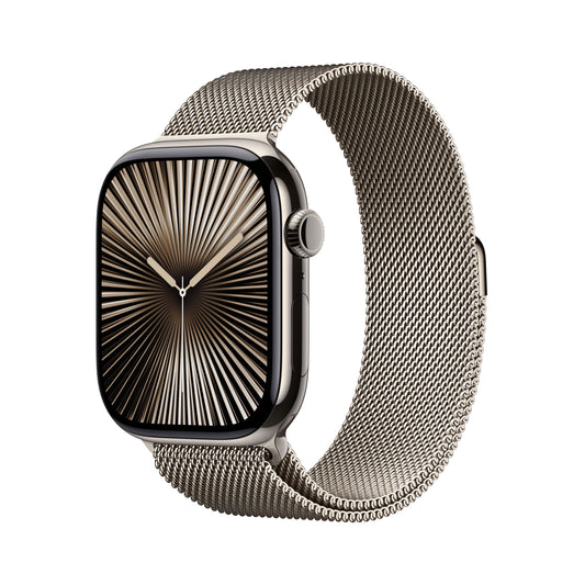 Apple_Watch_Series_10_46mm_LTE_Natural_Titanium_Milanese_Loop_Natural_PDP_Image_Position_1__en-ME