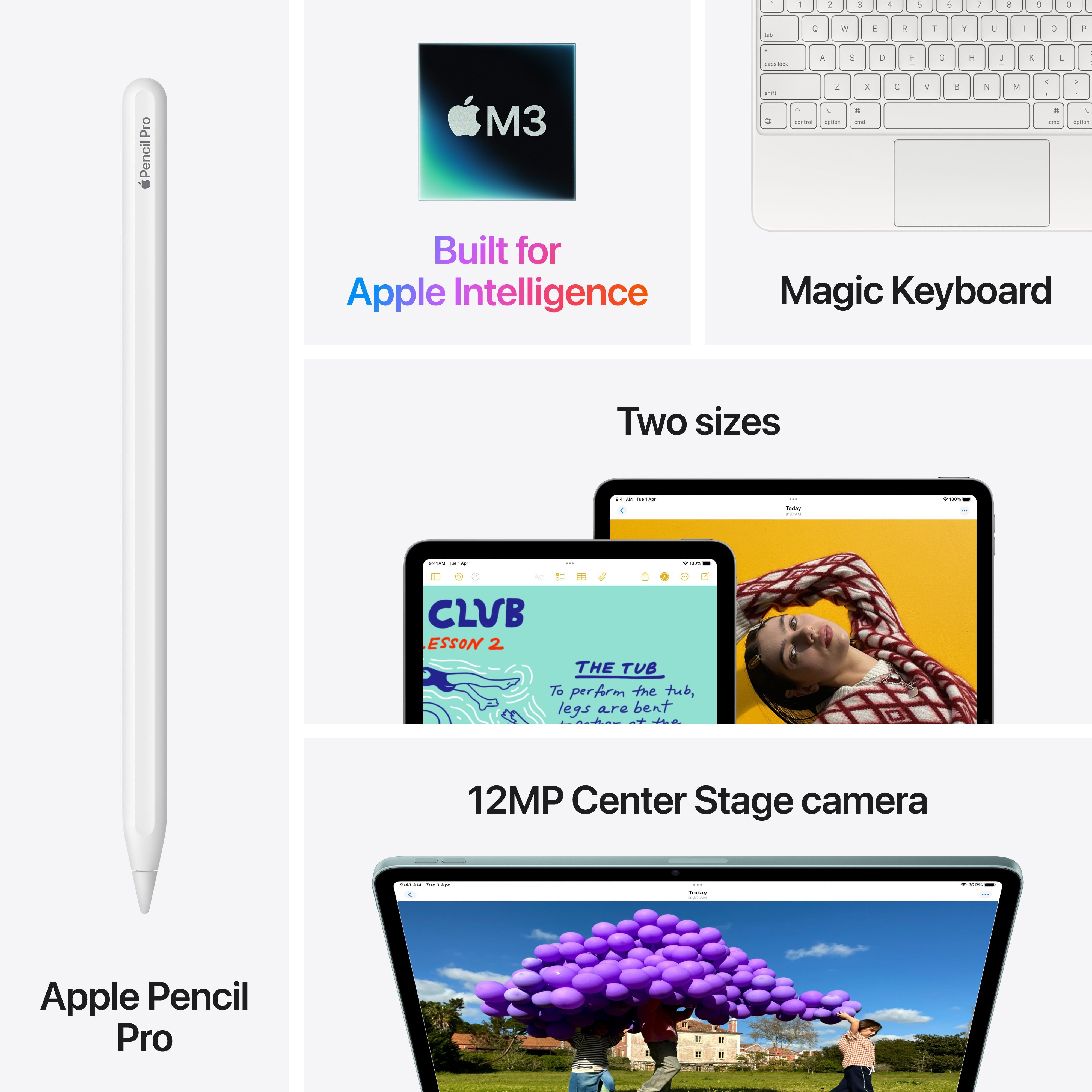 Buy 13-inch iPad Air Wi-Fi 256GB - Purple (M3) | iStyle Oman
