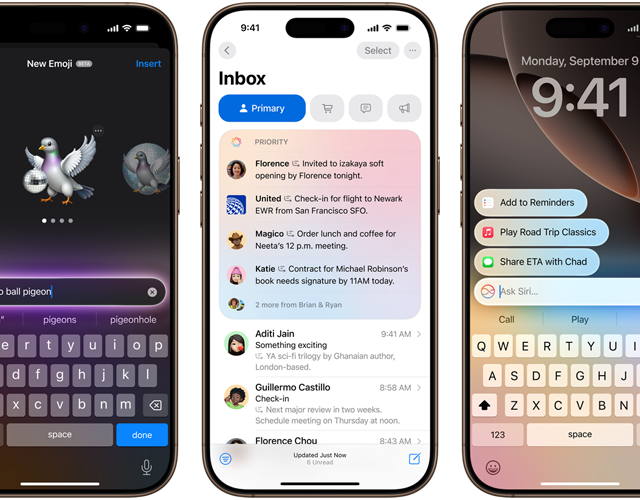 إمكانيات Apple Intelligence مع Genmoji وSuspender وكتابة Siri على iPhone 16 Pro