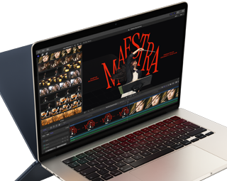 MacBook Air يعرض تحرير الفيديو لإظهار قدرات شريحة M4