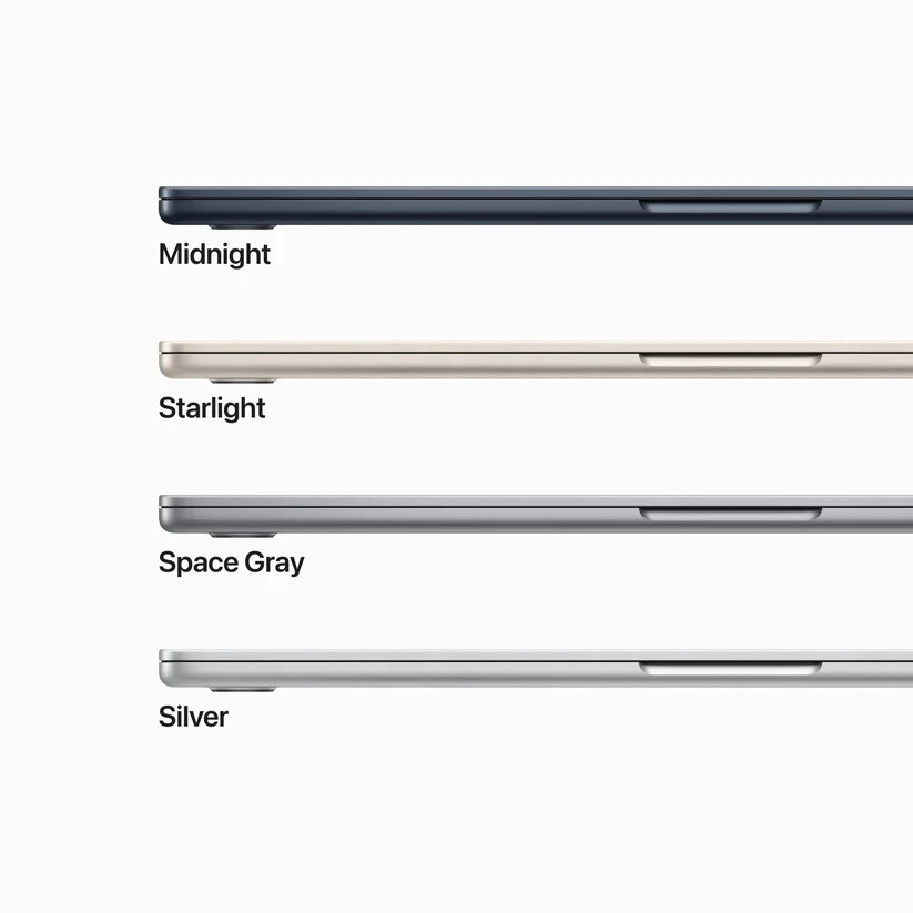 15-inch MacBook Air: Apple M2 chip with 8-core CPU and 10-core GPU, 512GB - Midnight