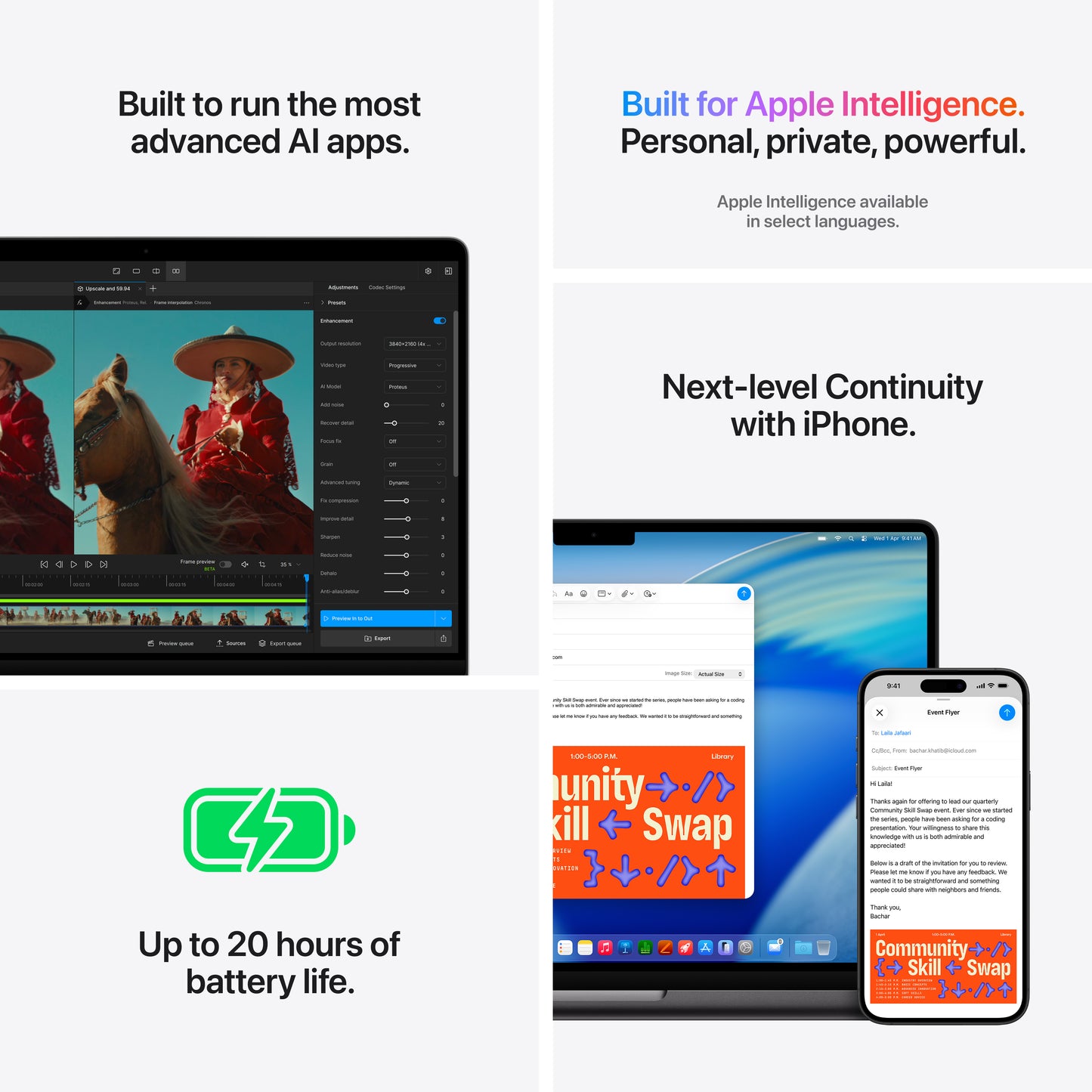 14-inch MacBook Pro: Apple M5 Pro chip with 15-core CPU and 16-core GPU, 1TB SSD - Silver