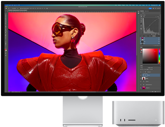 يتم تحرير الفيلم باستخدام Mac Studio وشاشة Studio Display‏