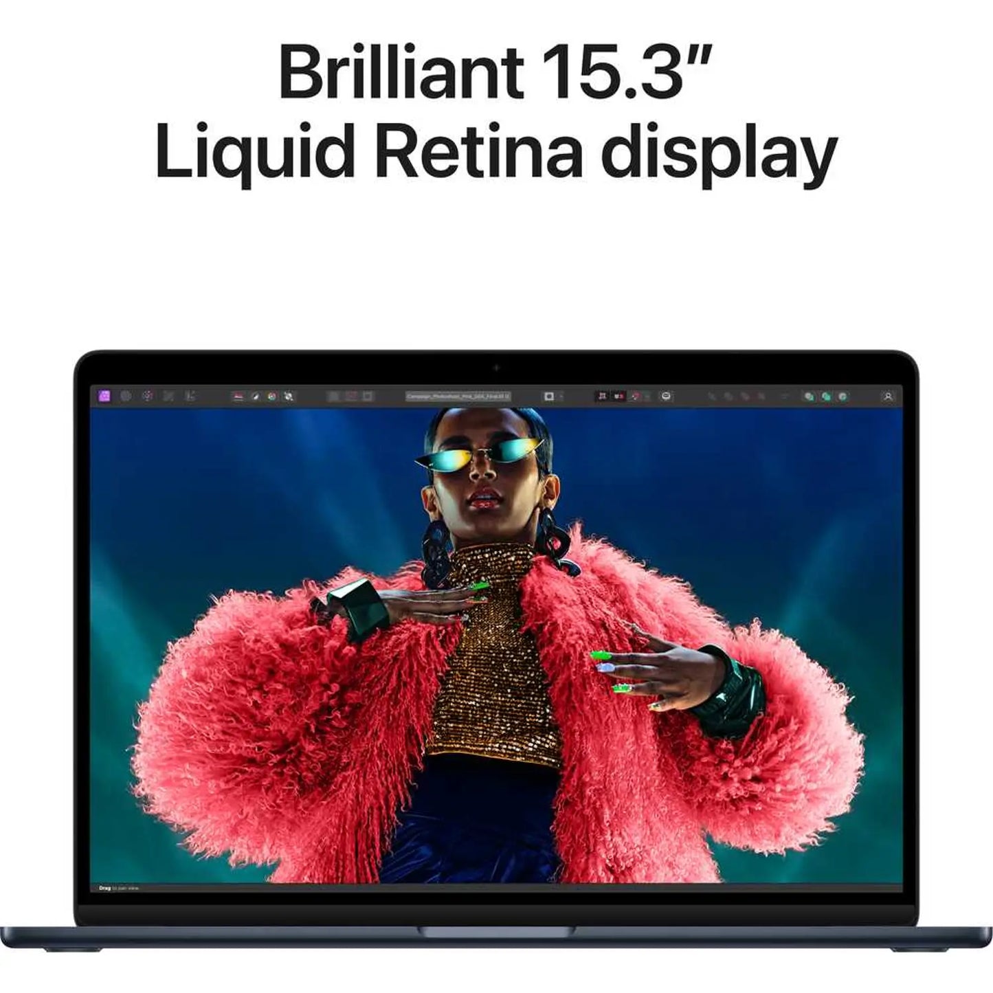 15-inch MacBook Air: Apple M3 chip with 8-core CPU and 10-core GPU, 16GB, 256GB SSD - Midnight