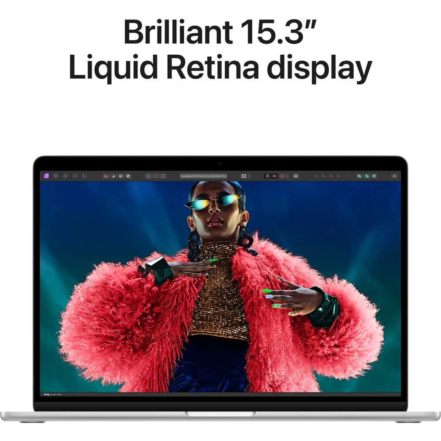 15-inch MacBook Air: Apple M3 chip with 8-core CPU and 10-core GPU, 8GB, 256GB SSD - Silver