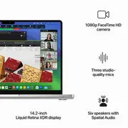 14-inch MacBook Pro: Apple M3 Pro chip with 11-core CPU and 14-core GPU, 512GB SSD - Silver