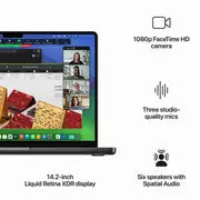 14-inch MacBook Pro: Apple M3 Pro chip with 11-core CPU and 14-core GPU, 512GB SSD - Space Black