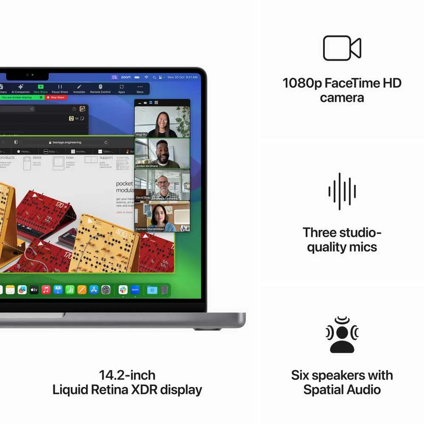 14-inch MacBook Pro: Apple M3 chip with 8-core CPU and 10-core GPU, 512GB SSD - Space Grey