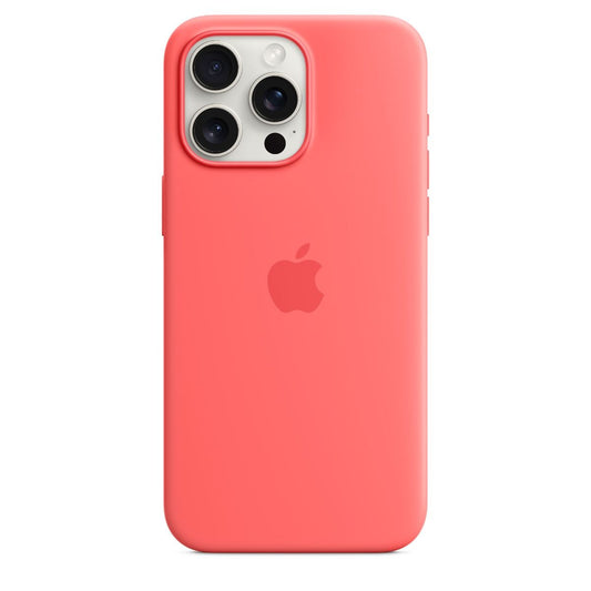 iPhone 15 Plus Silicone Case with MagSafe - Guava