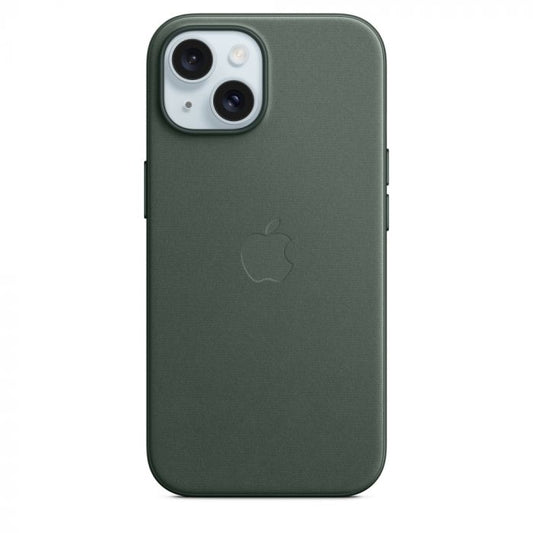 iPhone 15 Plus FineWoven Case with MagSafe - Evergreen
