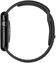 الجانب الأيمن من Apple Watch Series 10 يظهر نحافته