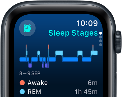 تتبع النوم على Apple Watch SE
