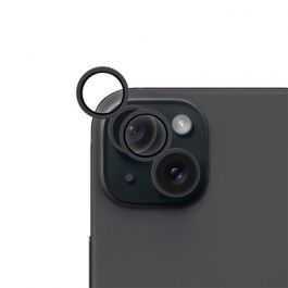 iStyle Aluminium Lens Protector for Apple iPhone 16 / 16 Plus - black