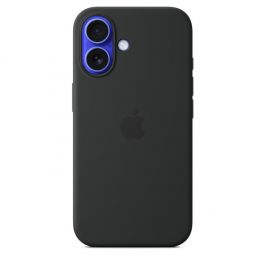 iPhone 16 Silicone Case with MagSafe - Black