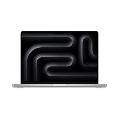 14-inch MacBook Pro: Apple M3 chip with 8‑core CPU and 10‑core GPU, 512GB SSD, English/Arabic Keyboard, Silver